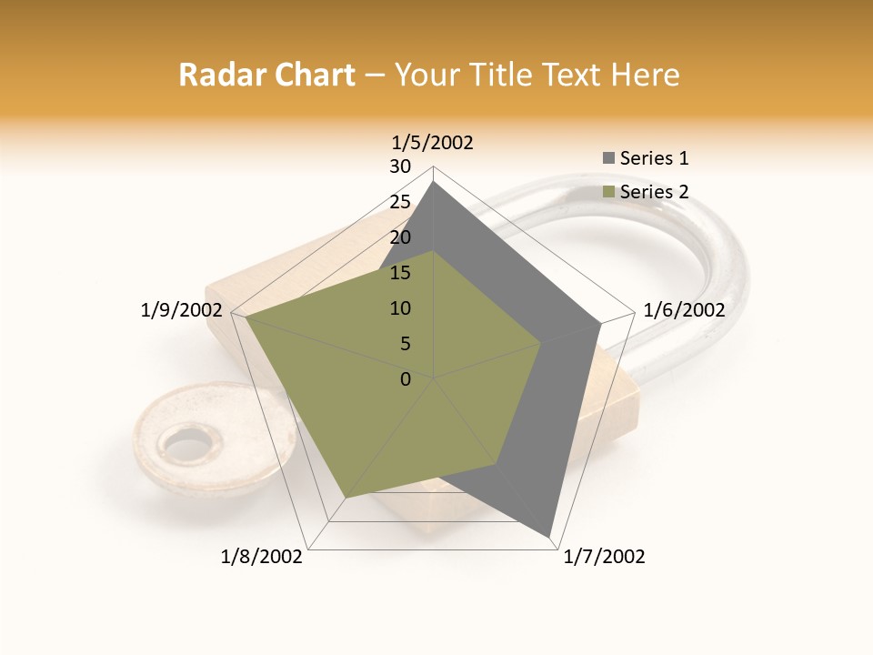 Unlock Security Bank PowerPoint Template