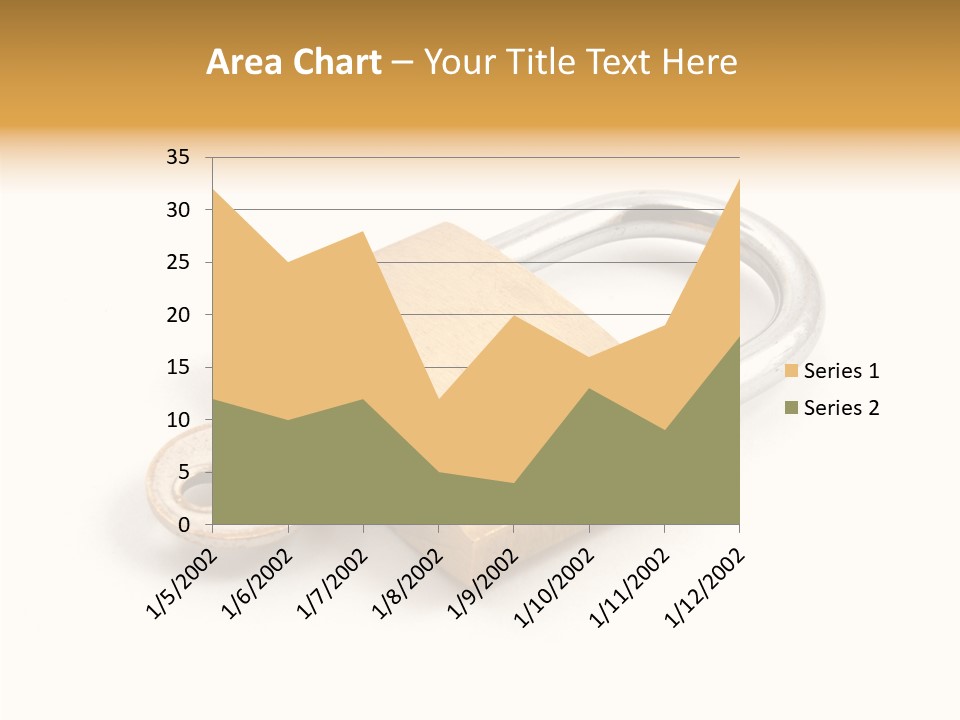 Unlock Security Bank PowerPoint Template