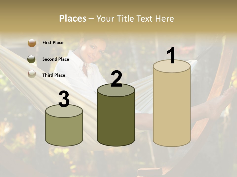 Resort Flower Fitness PowerPoint Template