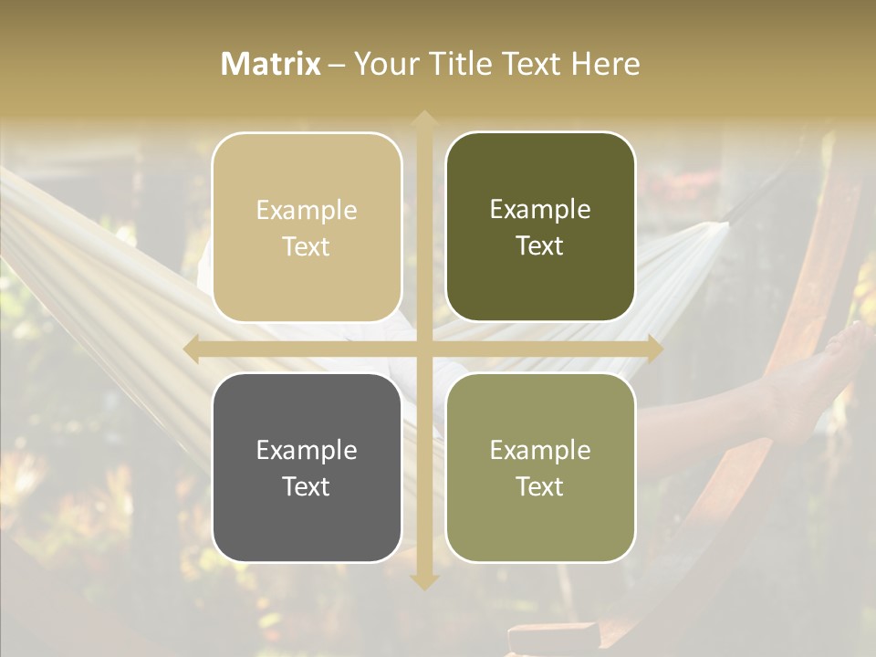 Resort Flower Fitness PowerPoint Template