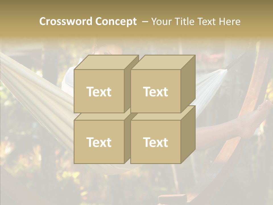 Resort Flower Fitness PowerPoint Template