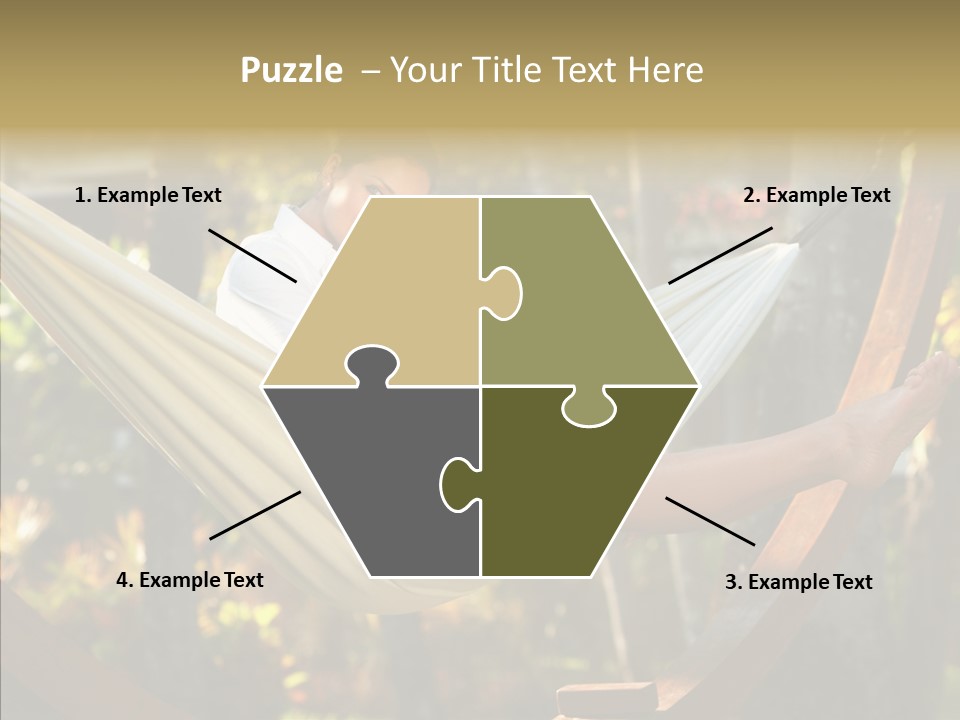 Resort Flower Fitness PowerPoint Template