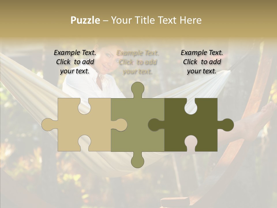 Resort Flower Fitness PowerPoint Template