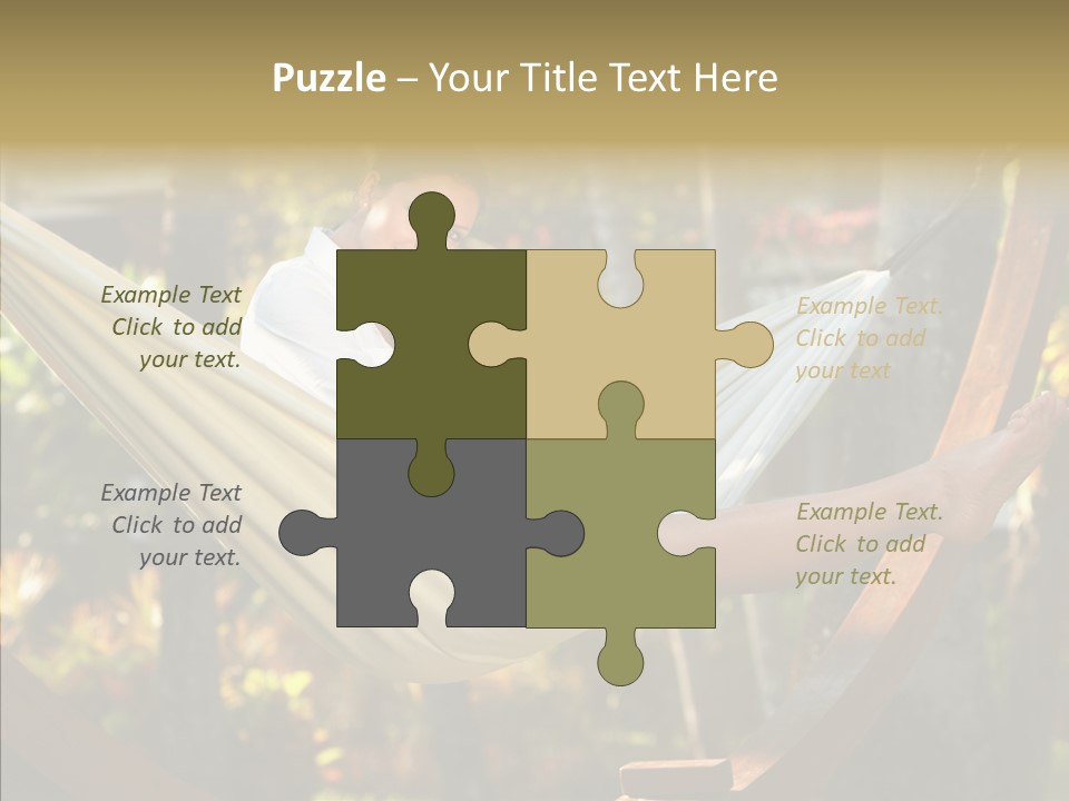 Resort Flower Fitness PowerPoint Template