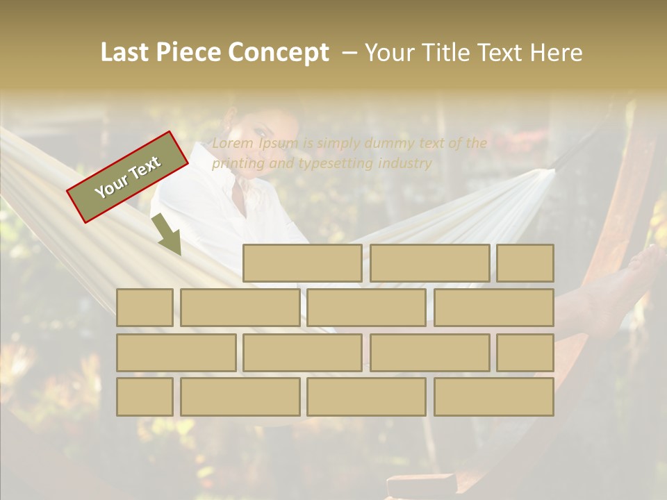 Resort Flower Fitness PowerPoint Template