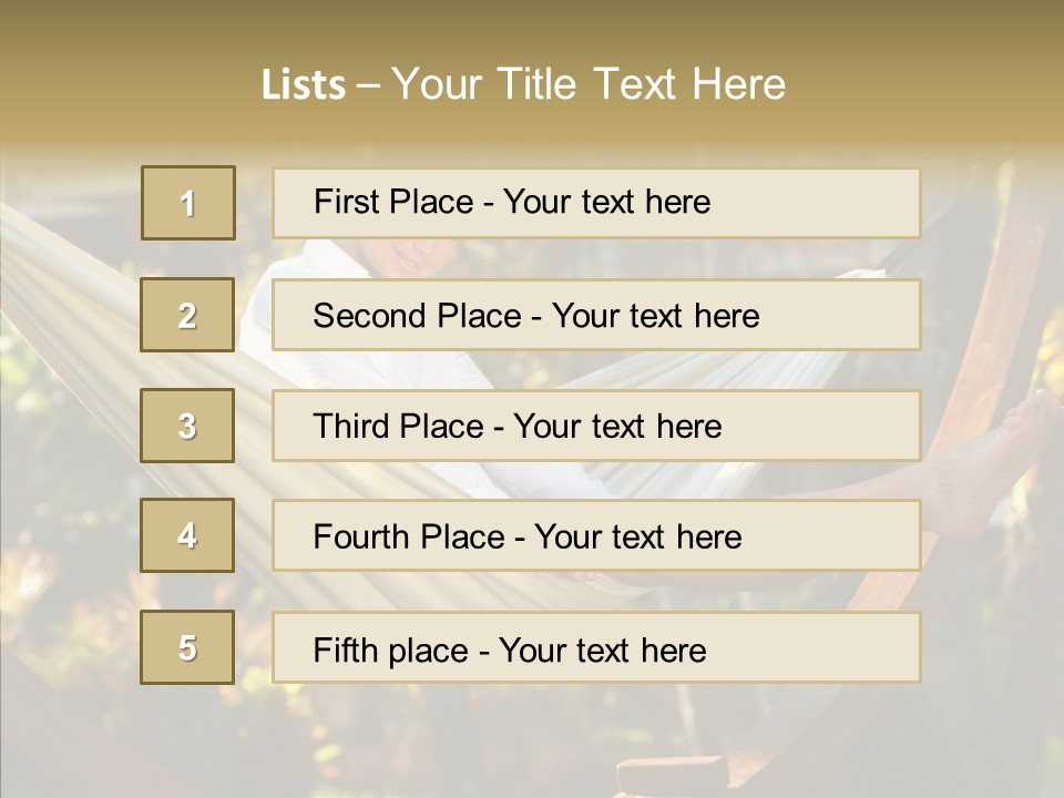 Resort Flower Fitness PowerPoint Template