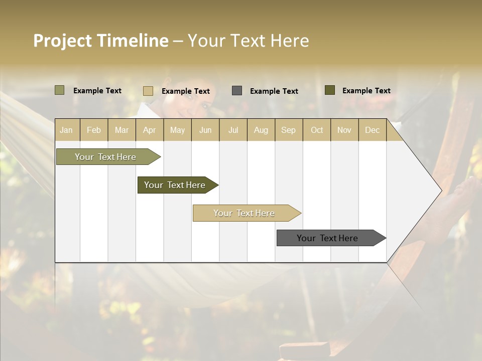 Resort Flower Fitness PowerPoint Template