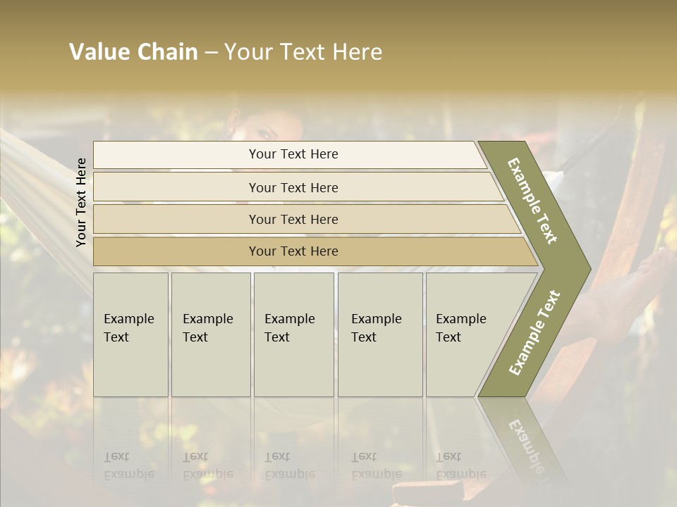 Resort Flower Fitness PowerPoint Template