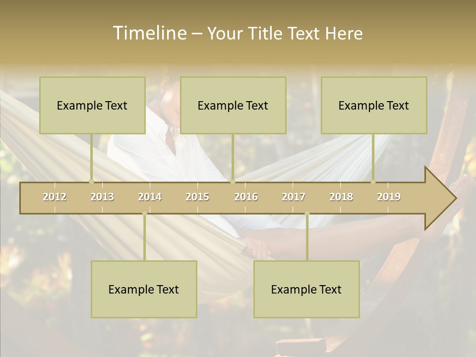 Resort Flower Fitness PowerPoint Template
