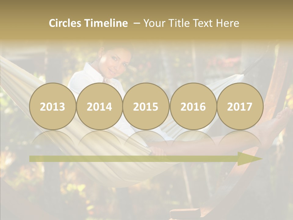 Resort Flower Fitness PowerPoint Template