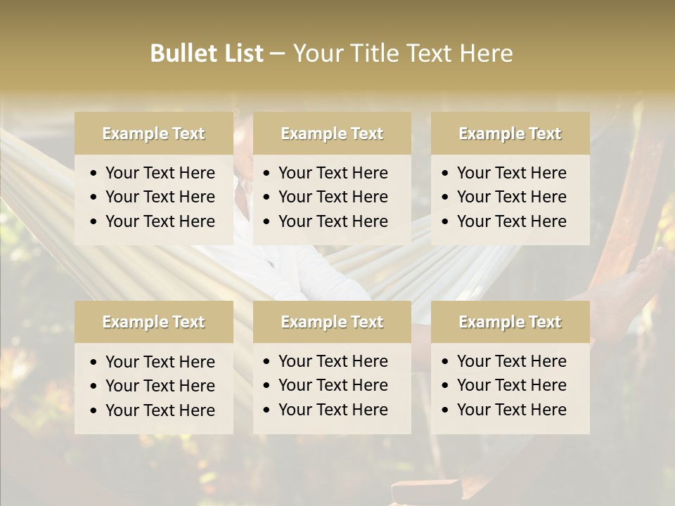 Resort Flower Fitness PowerPoint Template