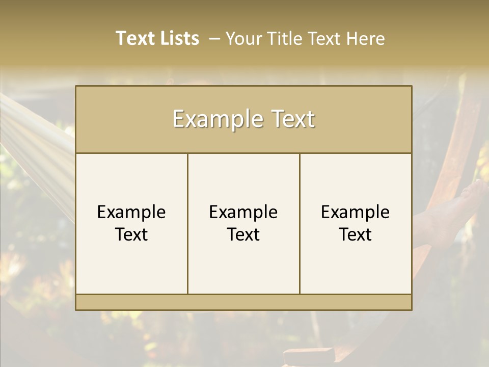 Resort Flower Fitness PowerPoint Template