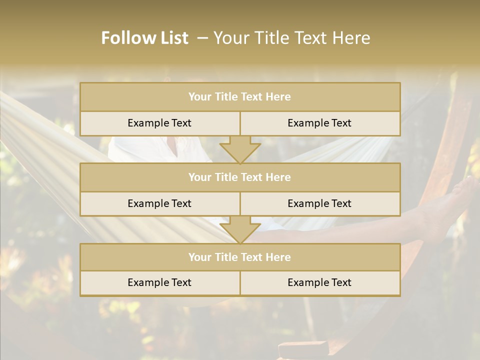 Resort Flower Fitness PowerPoint Template