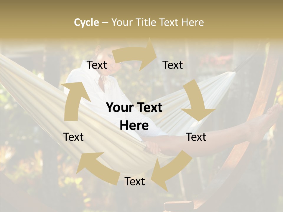 Resort Flower Fitness PowerPoint Template