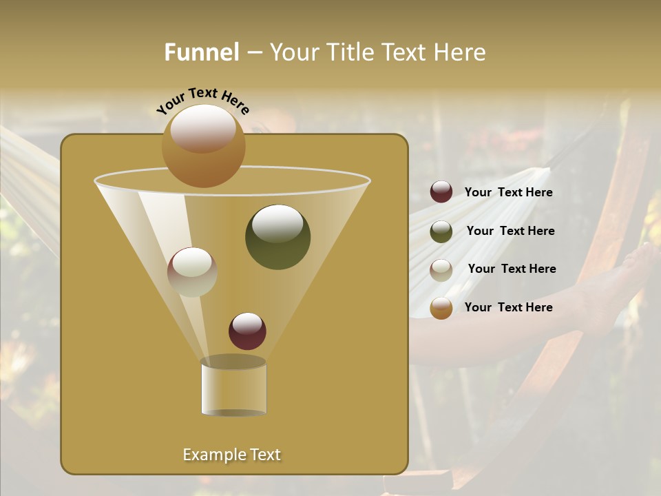 Resort Flower Fitness PowerPoint Template