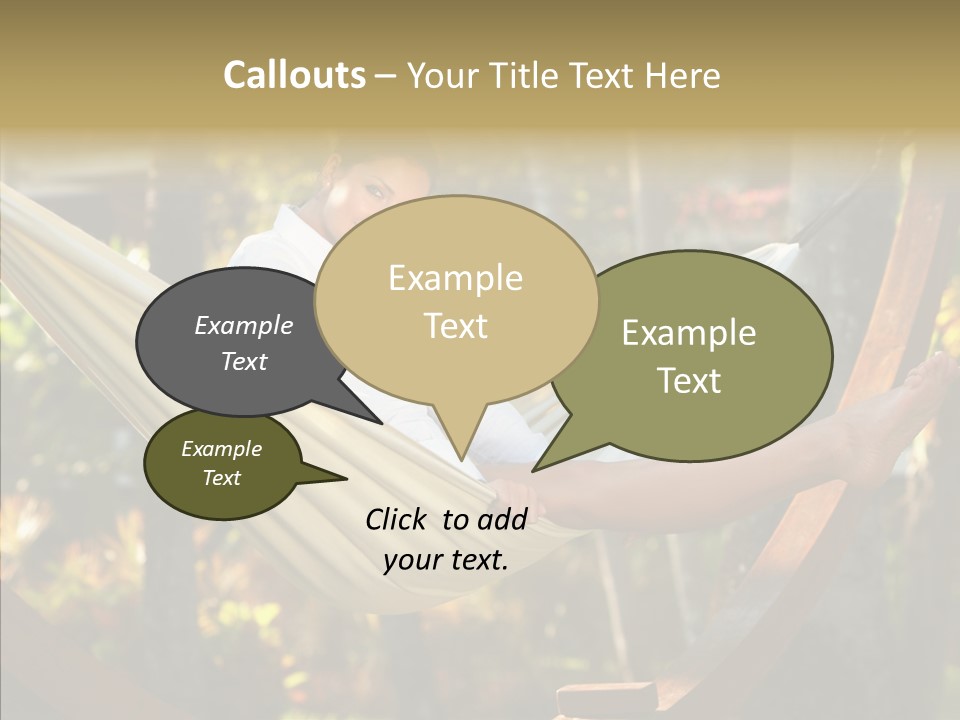 Resort Flower Fitness PowerPoint Template