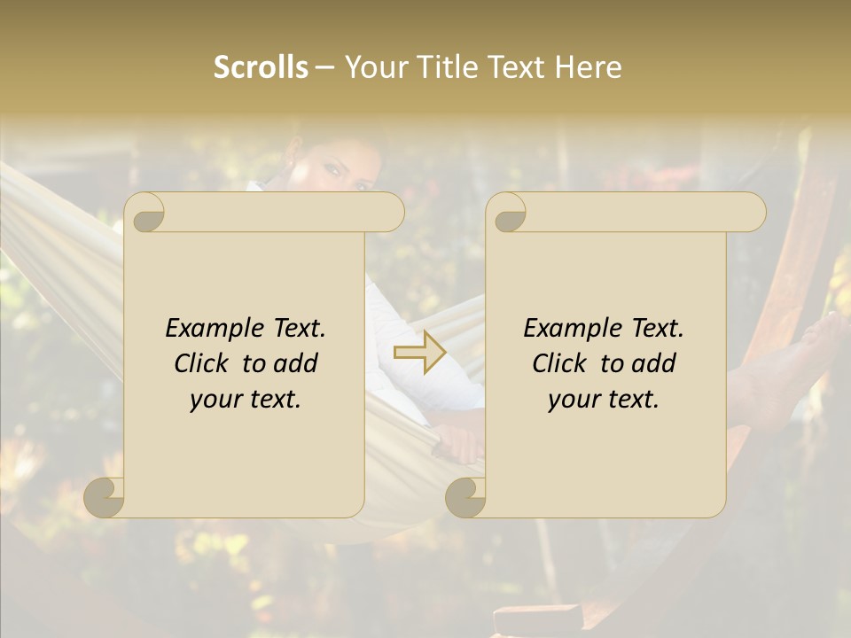 Resort Flower Fitness PowerPoint Template