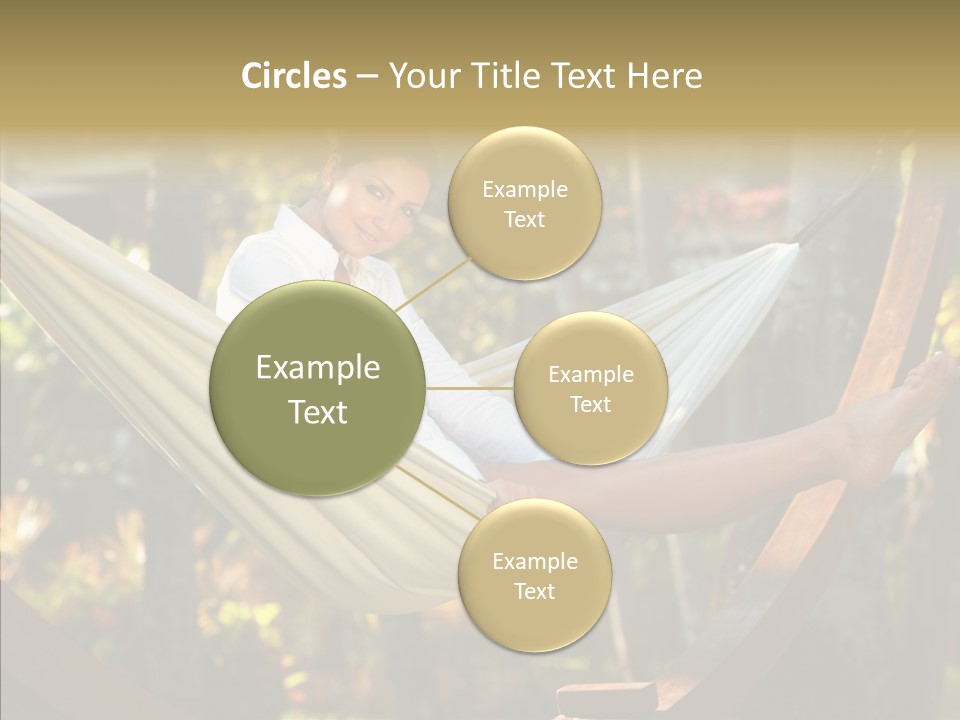 Resort Flower Fitness PowerPoint Template