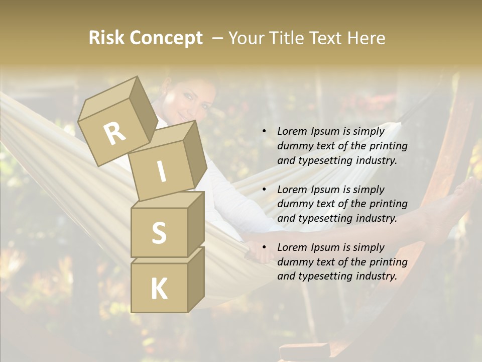 Resort Flower Fitness PowerPoint Template