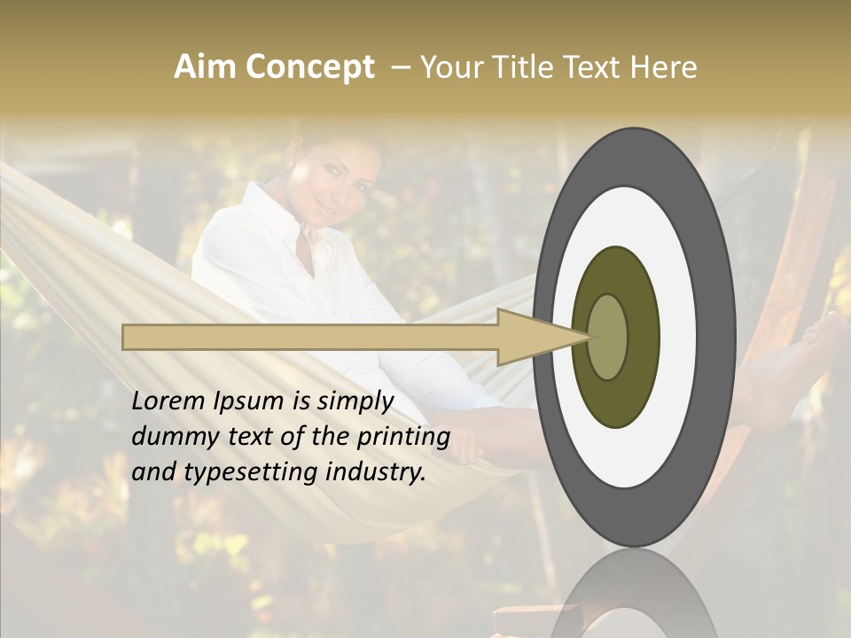 Resort Flower Fitness PowerPoint Template