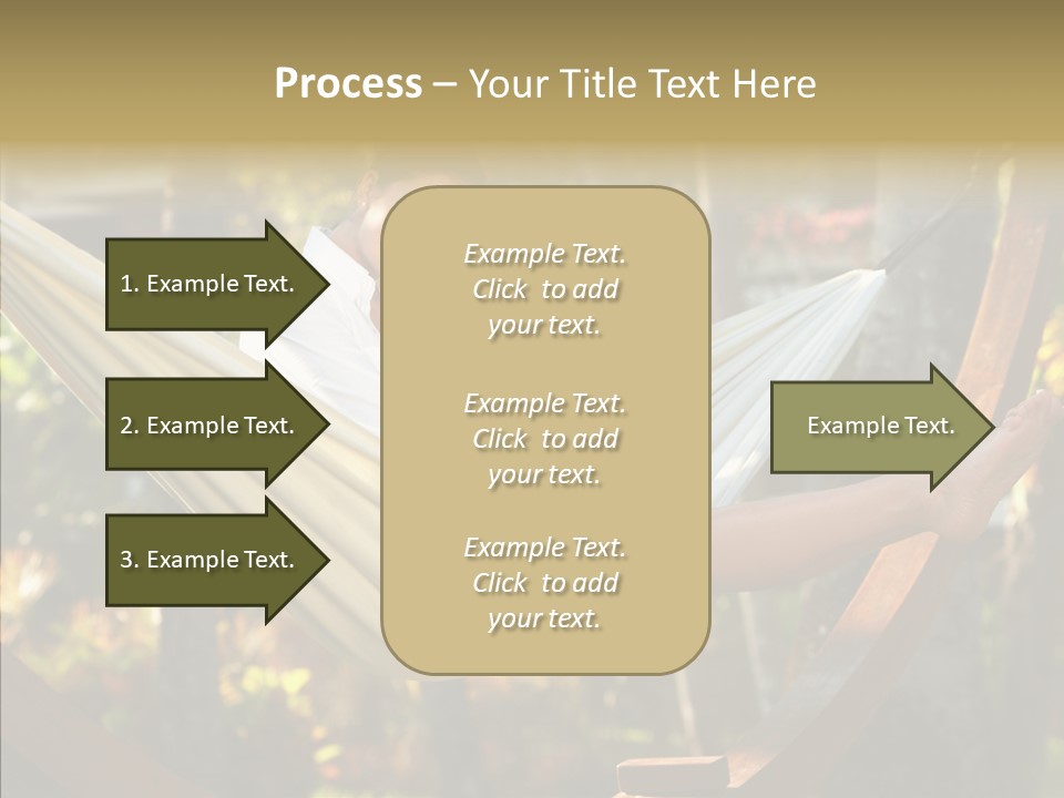 Resort Flower Fitness PowerPoint Template