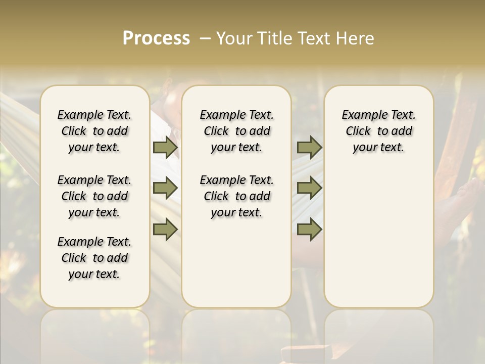 Resort Flower Fitness PowerPoint Template