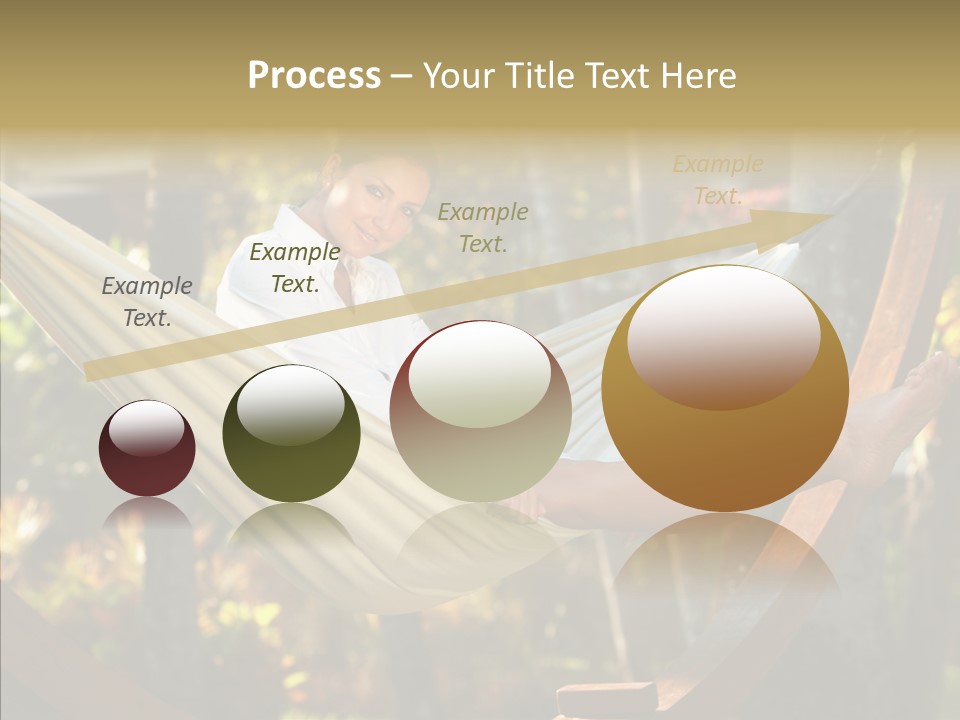 Resort Flower Fitness PowerPoint Template