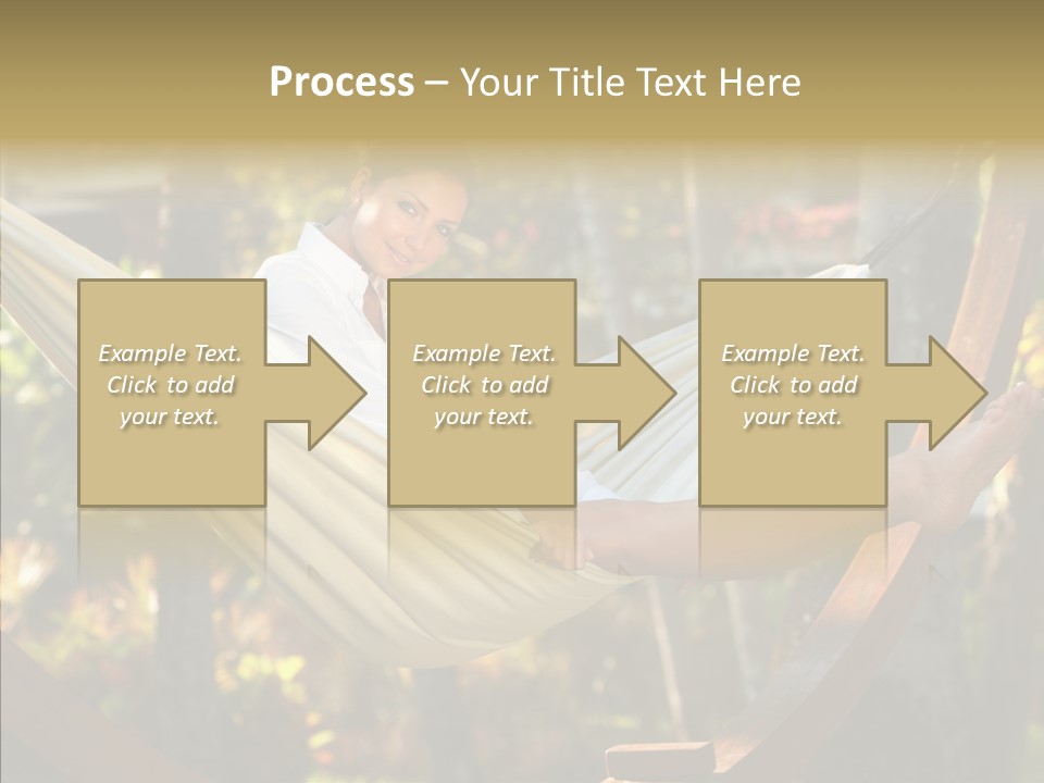Resort Flower Fitness PowerPoint Template
