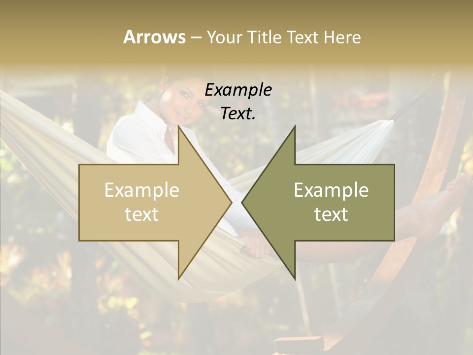 Resort Flower Fitness PowerPoint Template