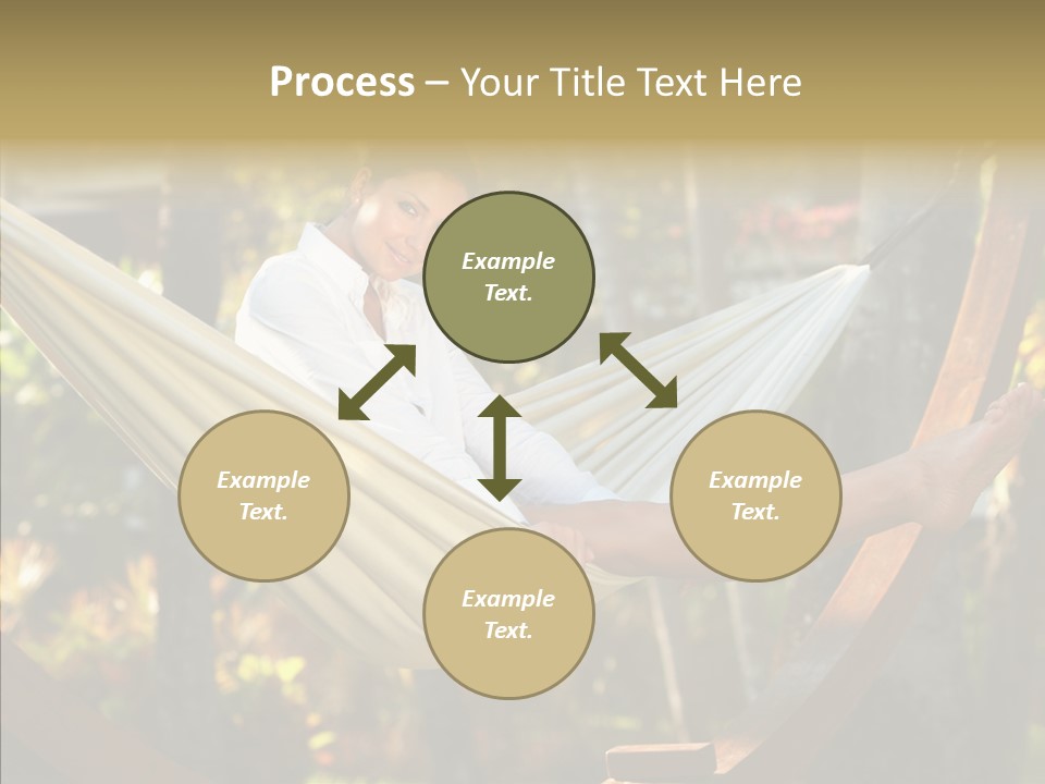 Resort Flower Fitness PowerPoint Template