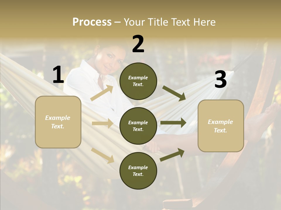 Resort Flower Fitness PowerPoint Template