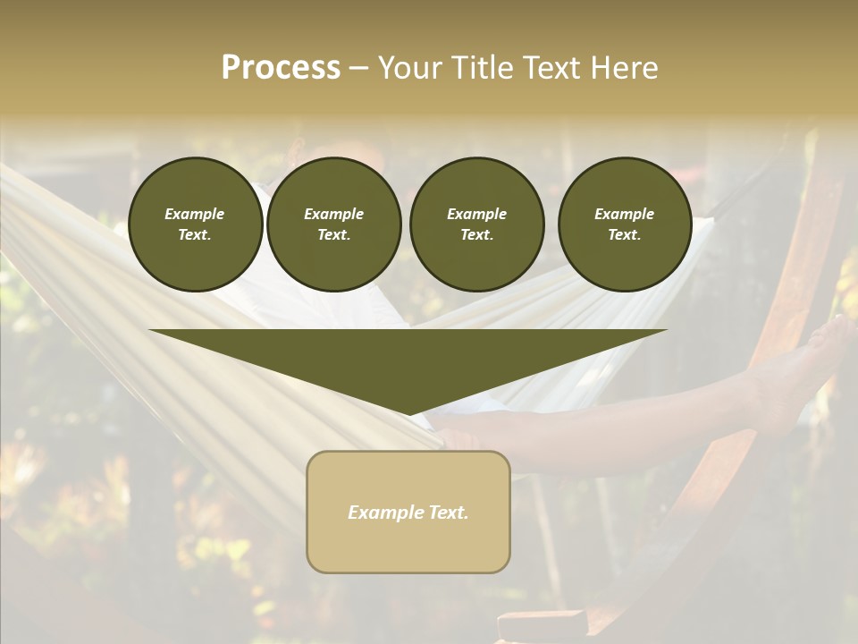 Resort Flower Fitness PowerPoint Template