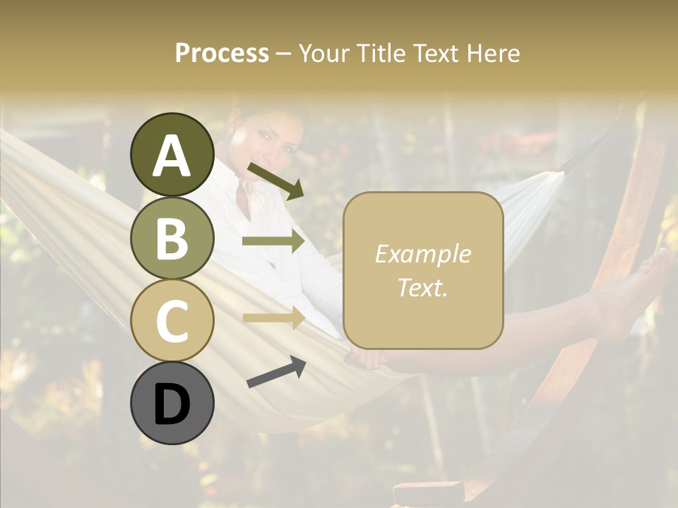 Resort Flower Fitness PowerPoint Template