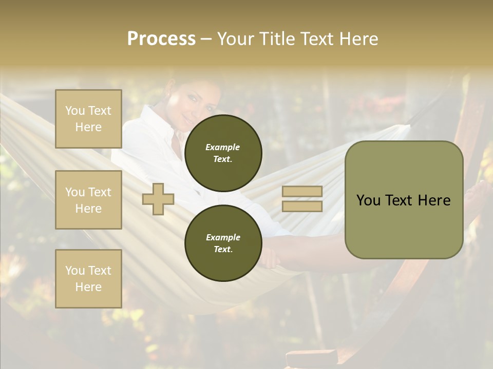 Resort Flower Fitness PowerPoint Template