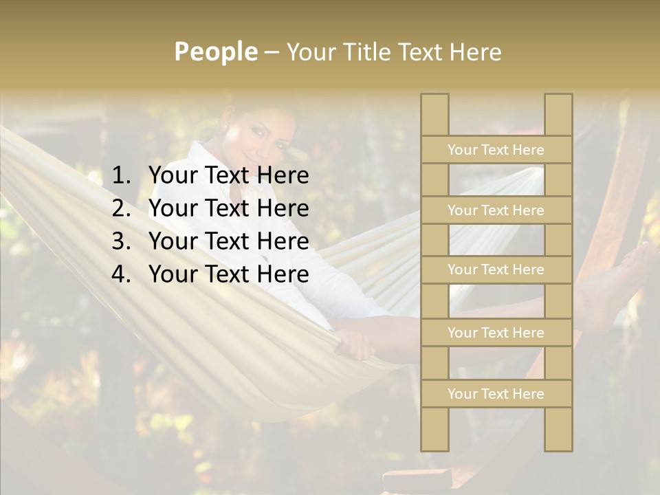 Resort Flower Fitness PowerPoint Template