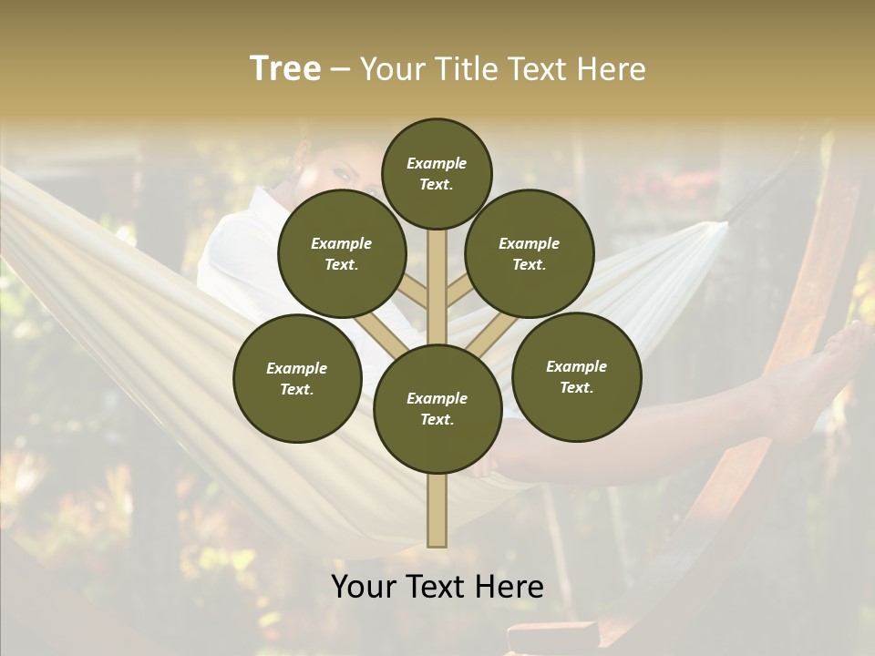 Resort Flower Fitness PowerPoint Template