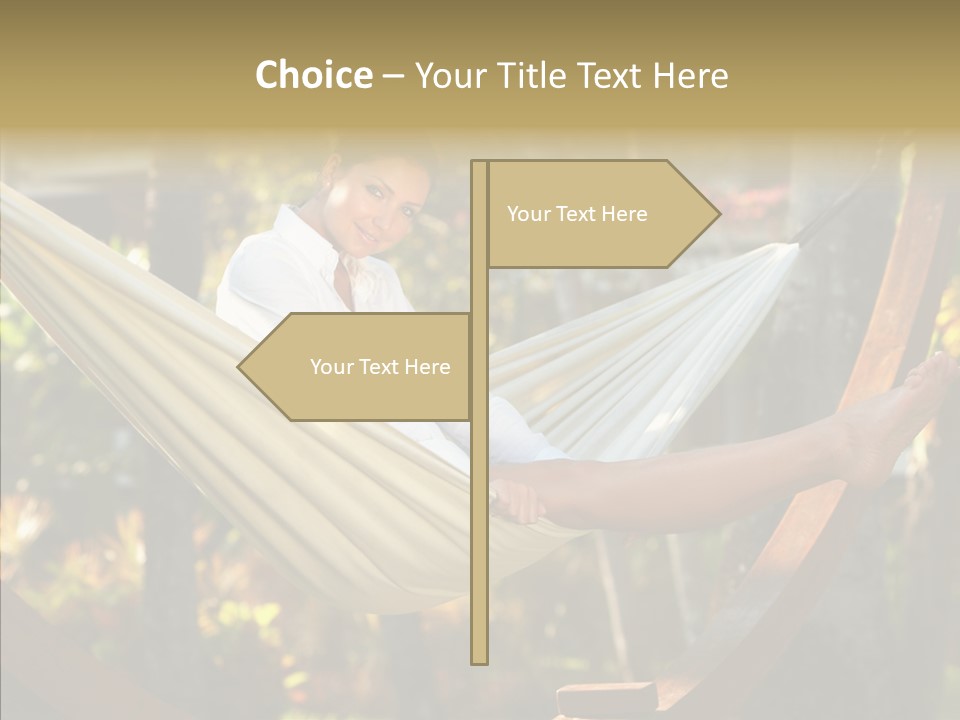 Resort Flower Fitness PowerPoint Template