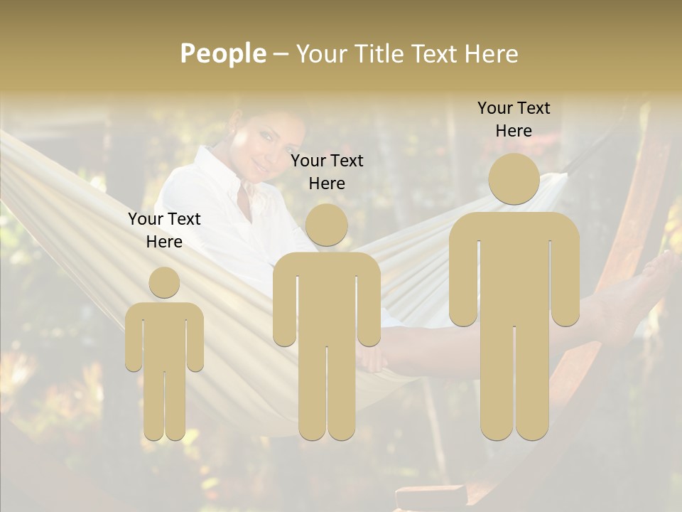 Resort Flower Fitness PowerPoint Template