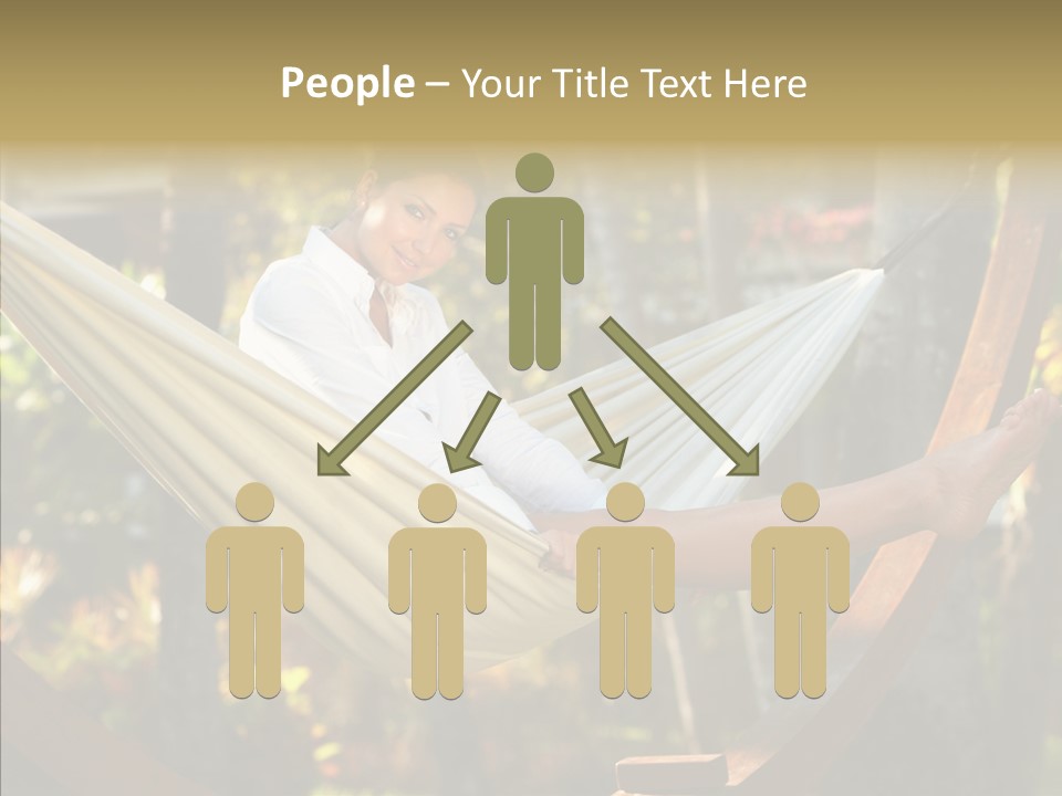 Resort Flower Fitness PowerPoint Template