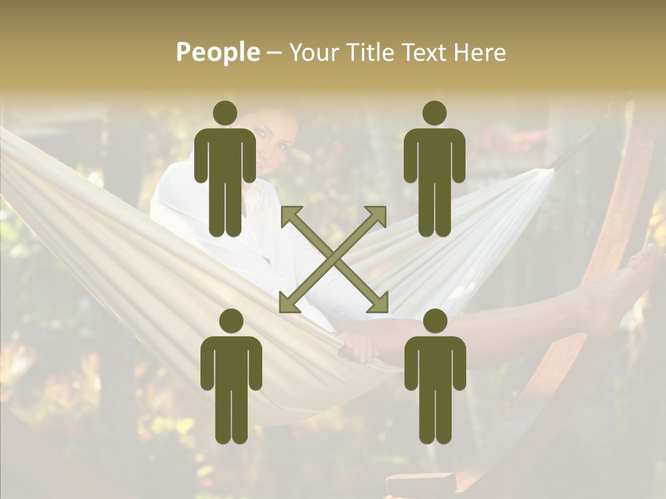 Resort Flower Fitness PowerPoint Template