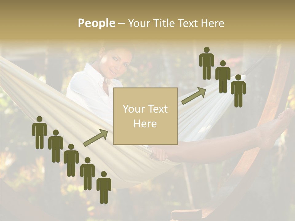 Resort Flower Fitness PowerPoint Template