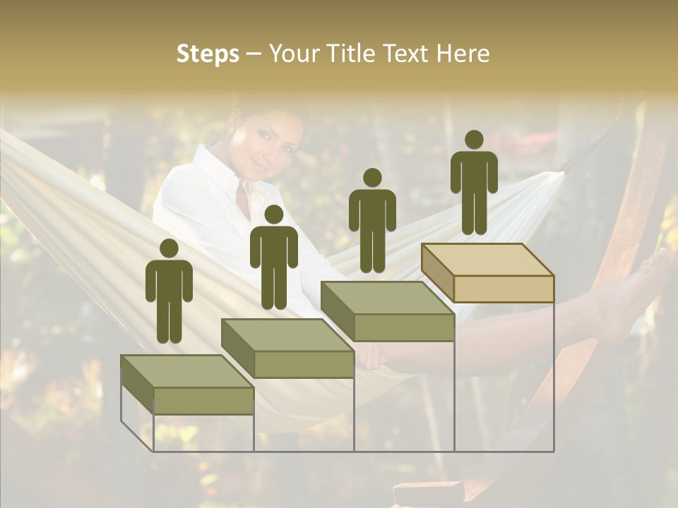 Resort Flower Fitness PowerPoint Template