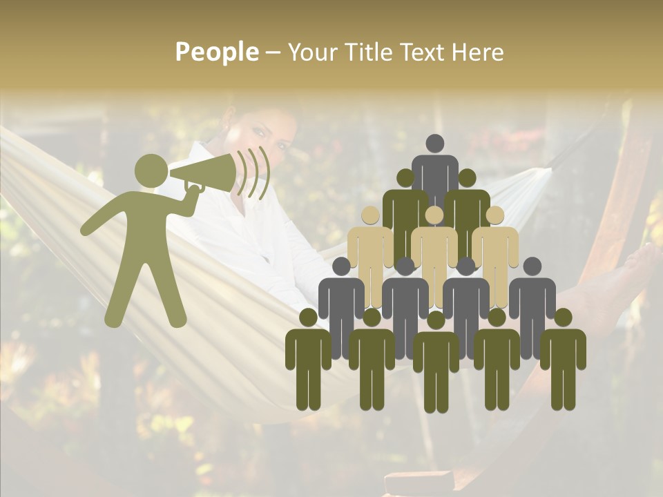 Resort Flower Fitness PowerPoint Template