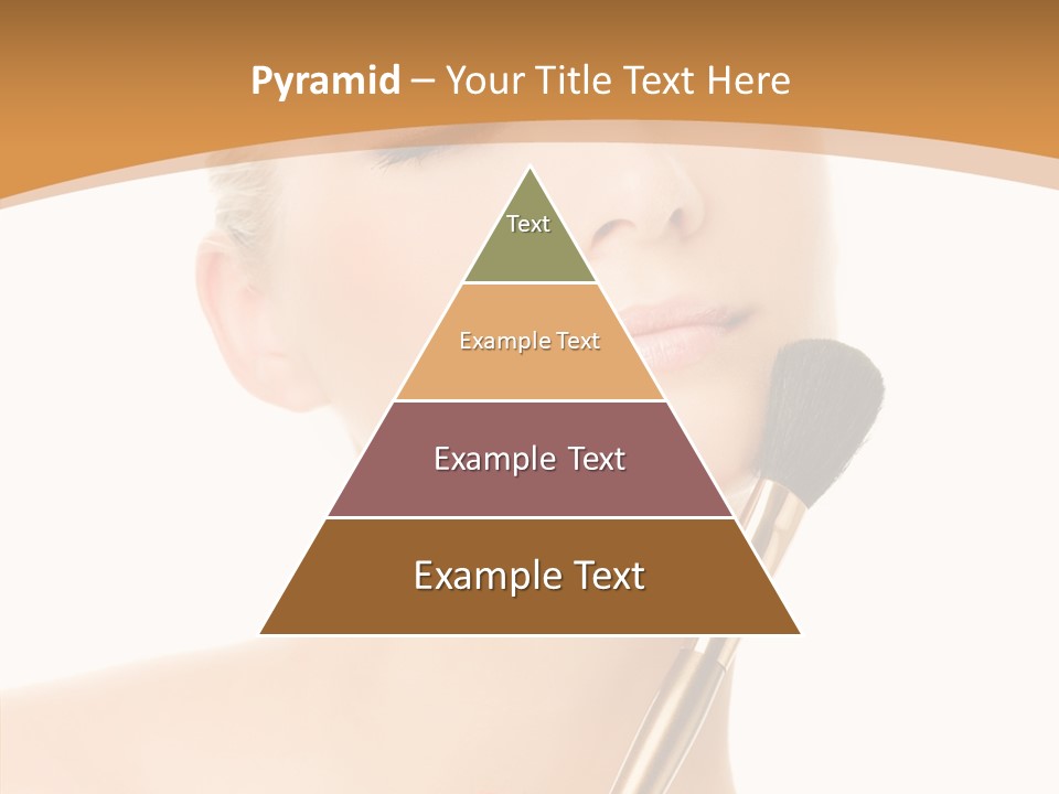 Wellbeing Touch Woman PowerPoint Template