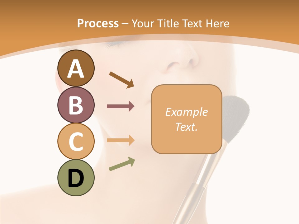 Wellbeing Touch Woman PowerPoint Template