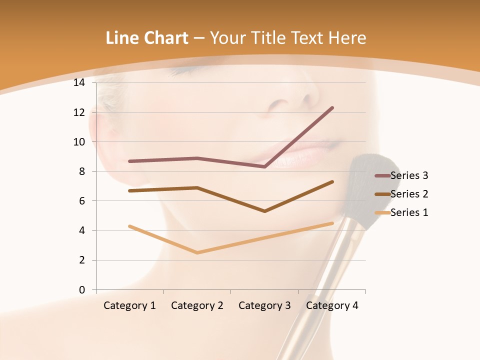 Wellbeing Touch Woman PowerPoint Template