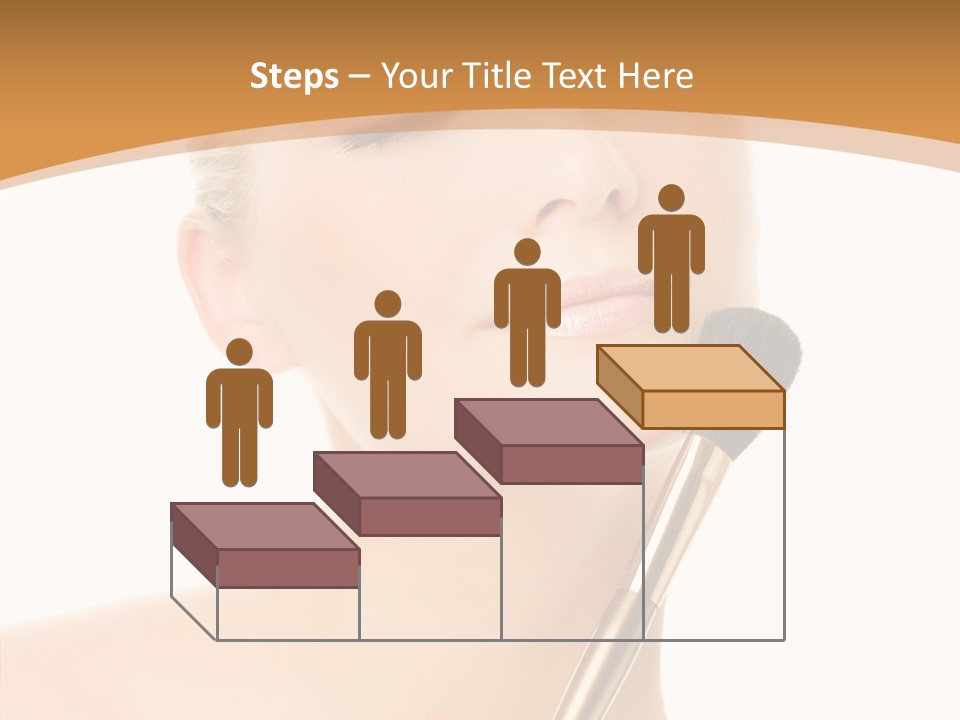 Wellbeing Touch Woman PowerPoint Template