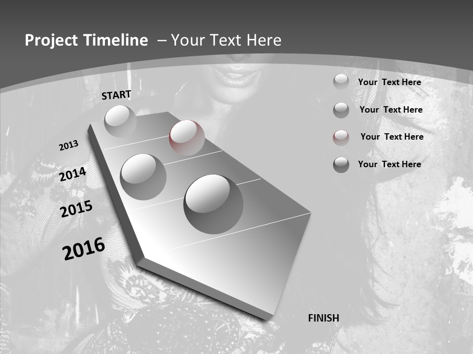 Gorgeous Model Y PowerPoint Template