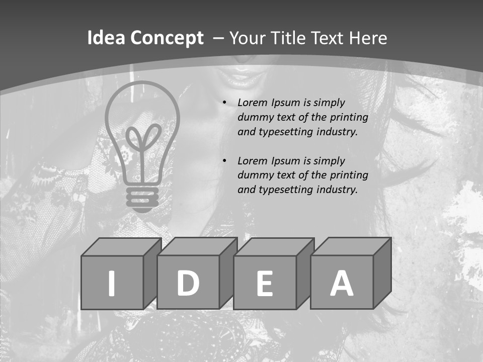 Gorgeous Model Y PowerPoint Template