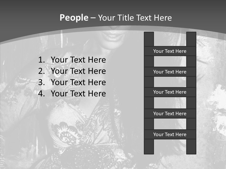 Gorgeous Model Y PowerPoint Template